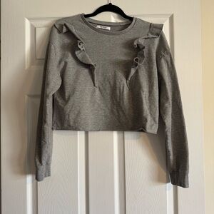 Zara Crop Sweater Unique Top Size Small